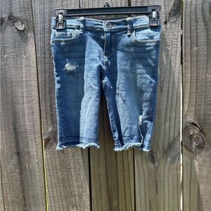 Kids Denim Jean Shorts EPC Place Size 10 Adjustable Waistband